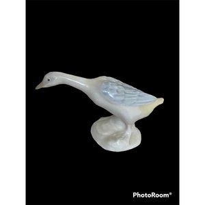 D'art Sa Porcelain Goose Figurine, 3" Tall, Handmade In Spain *chip*